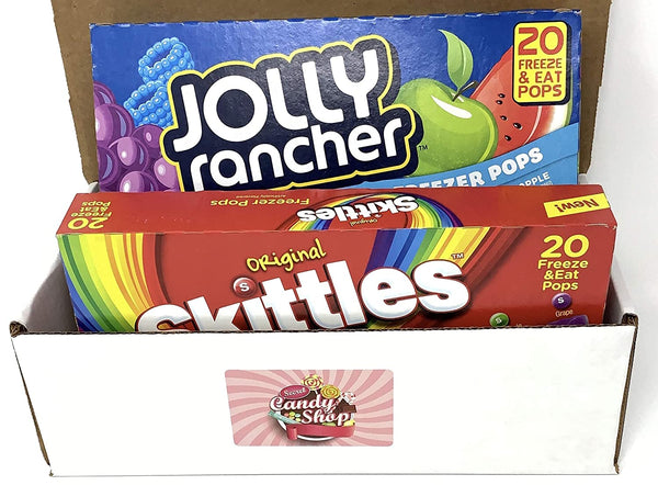 Jolly Rancher & Skittle Freezer Pops Variety Pack of 2