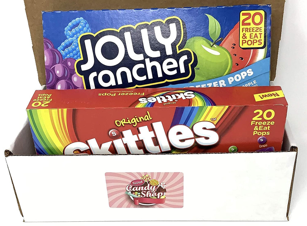 Jolly Rancher & Skittle Freezer Pops Variety Pack of 2