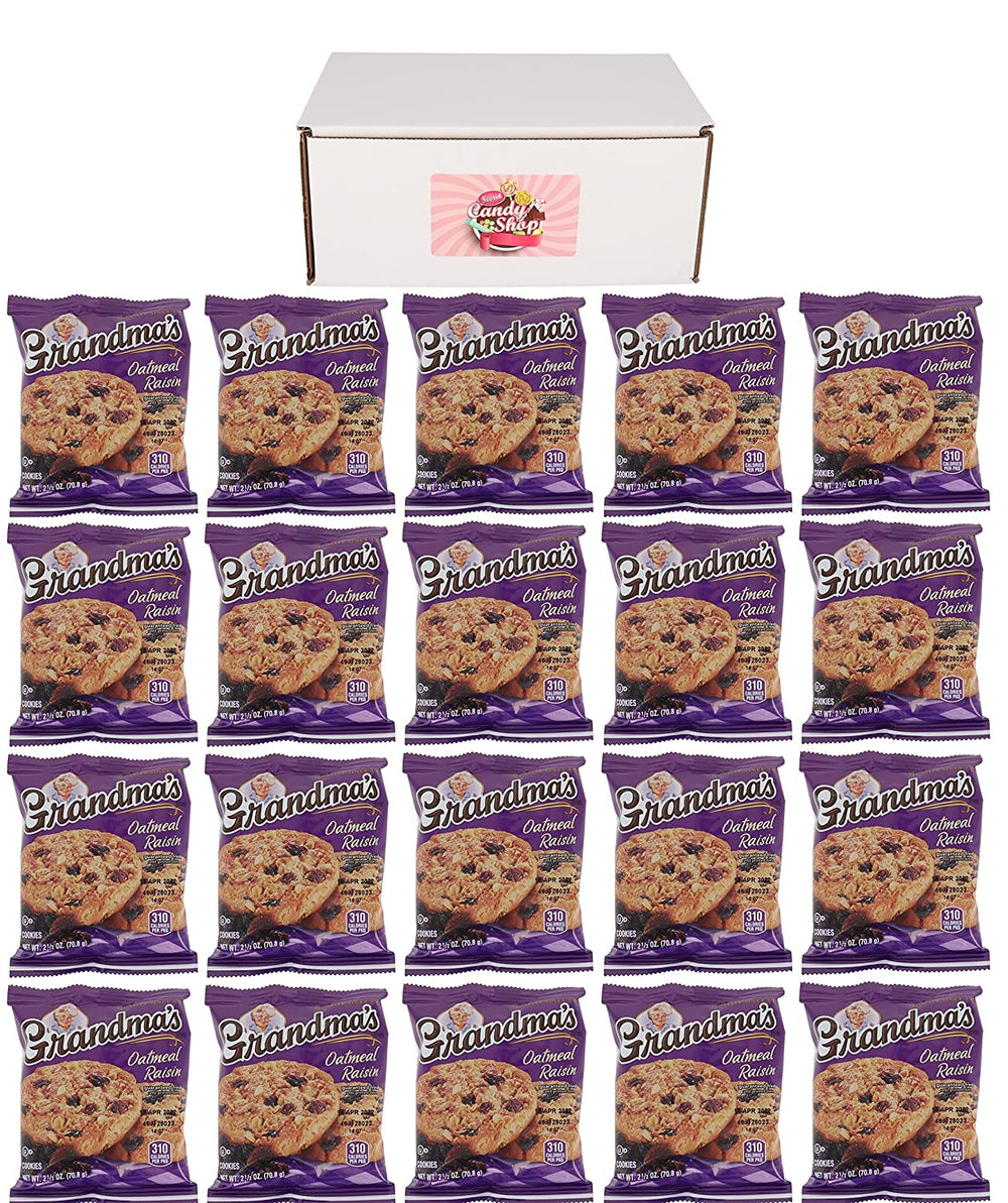 Grandma's Cookies In Box (Pack of 20, Total of 40 Cookies)