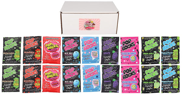 Pop Rocks Pack of 9 Flavors (2 of each, total of 18)