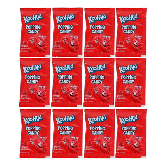 Kool-Aid Popping Candy Large Size - Cherry (Pack of 12)