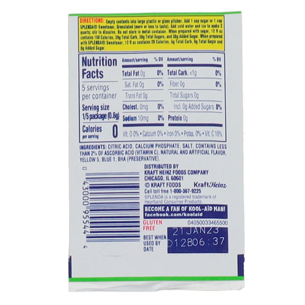 Kool-Aid Drink Mix - Lemon Lime