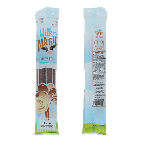 Milk Magic Milk Straws - Chocolate Peanut Butter