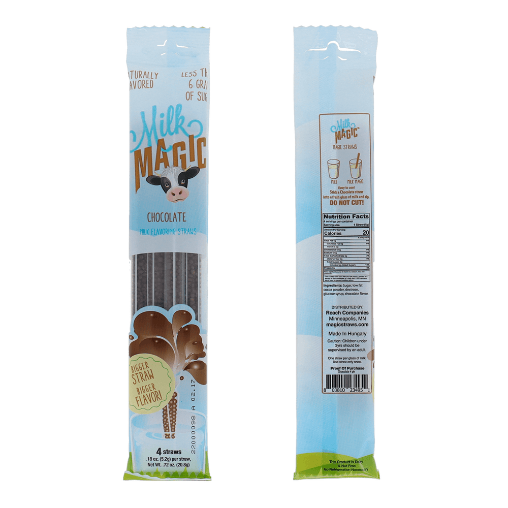 Milk Magic Milk Straws - Chocolate