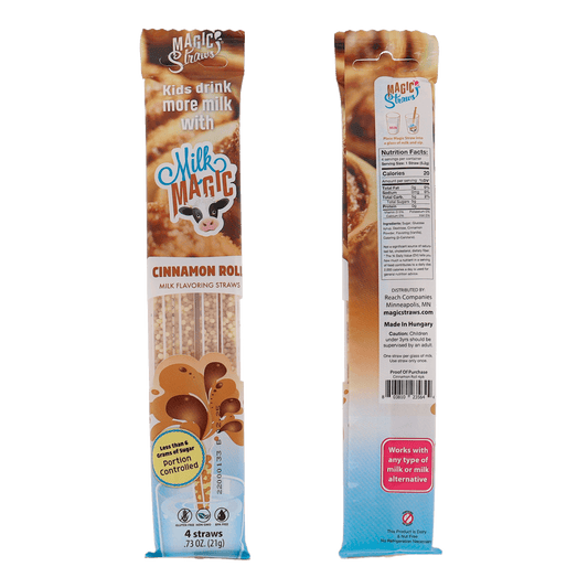 Milk Magic Milk Straws - Cinnamon Roll