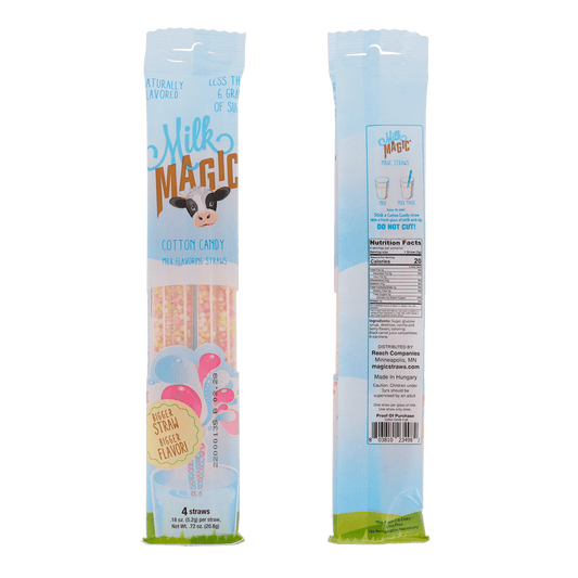 Milk Magic Milk Straws - Cotton Candy