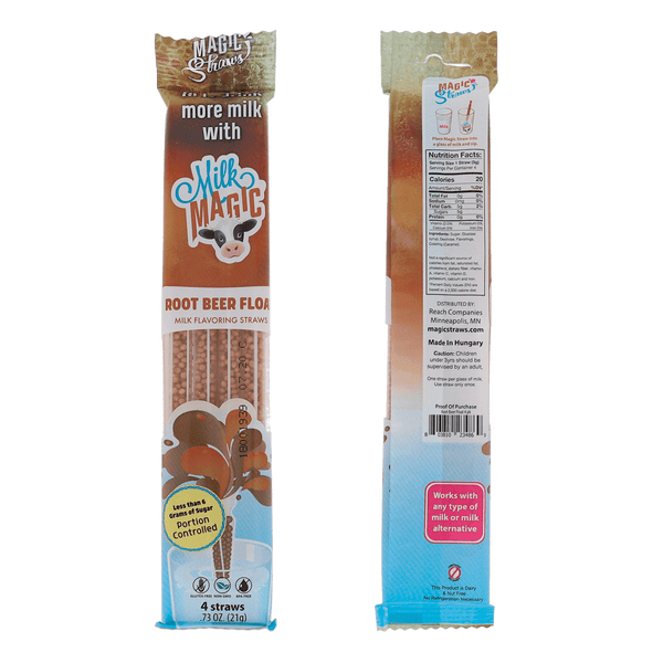 Milk Magic Milk Straws - Root Beer Float