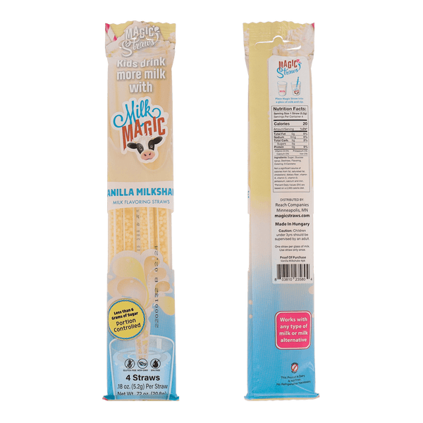 Milk Magic Milk Straws - Vanilla Milkshake