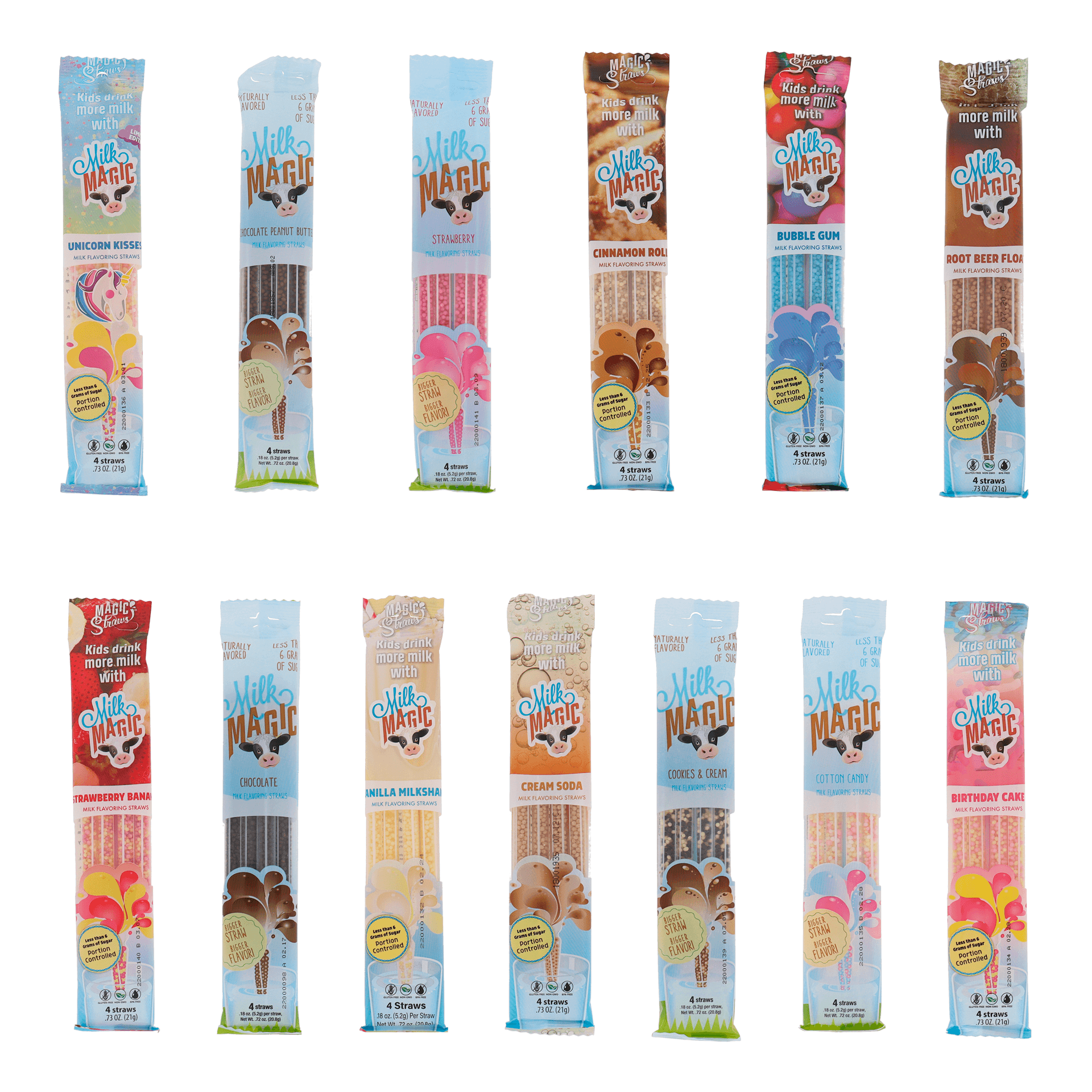 Milk Magic Milk Straws Variety Secret Candy Shop