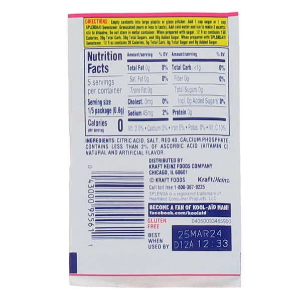 Kool-Aid Drink Mix - Strawberry