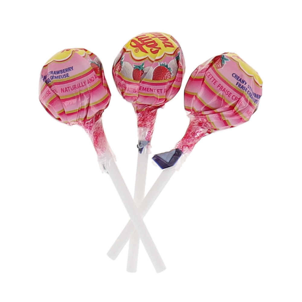 Chupa Chups Lollipops - Strawberry Yogurt - Pack of 40