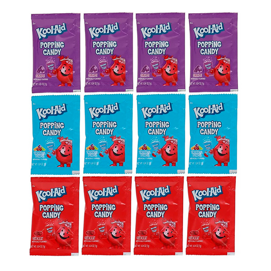 Kool-Aid Popping Candy Large Size - Variety (Pack of 12)