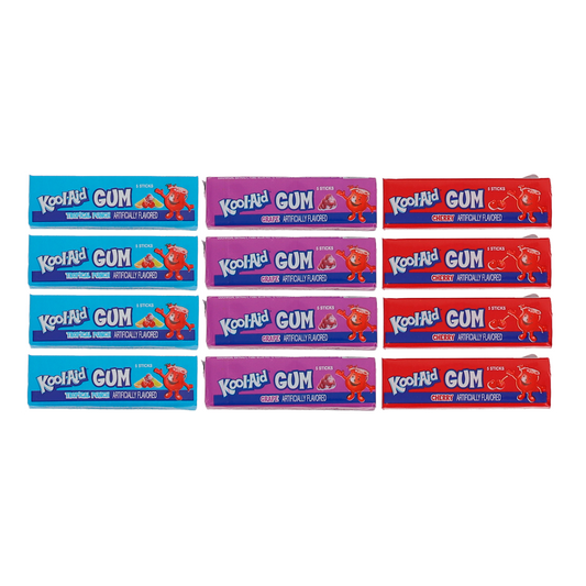 Kool-Aid Gum - Variety (Pack of 12)