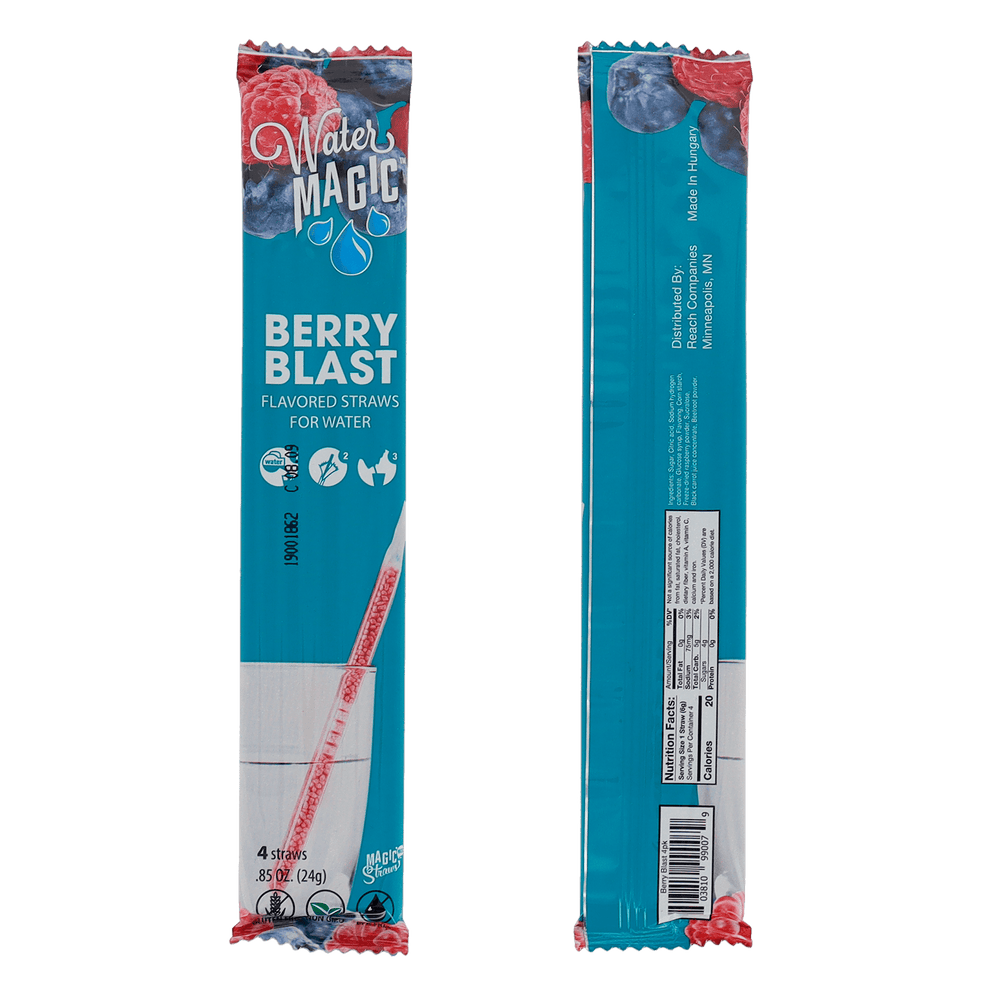 Milk Magic Water Magic Straws - Berry Blast