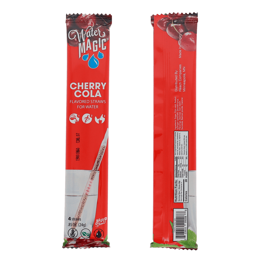 Milk Magic Water Magic Straws - Cherry Cola