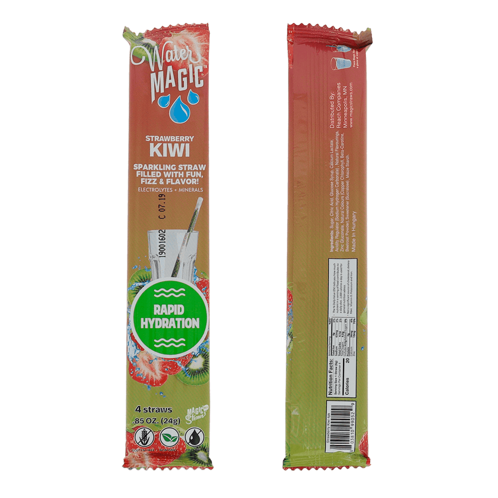 Milk Magic Water Magic Straws - Strawberry Kiwi